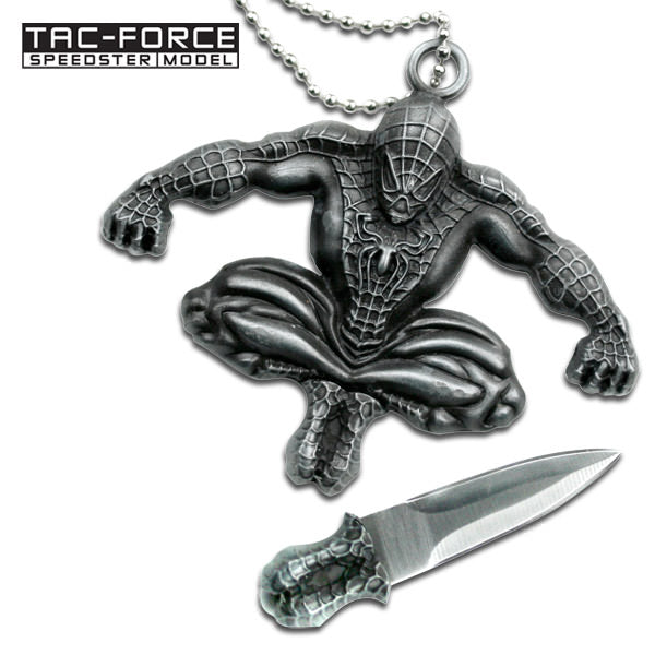 Spider Neck Knife Necklace - Tophatter's Army Products & Self Defense Collectible Weapons - Tophatter Daily Deals